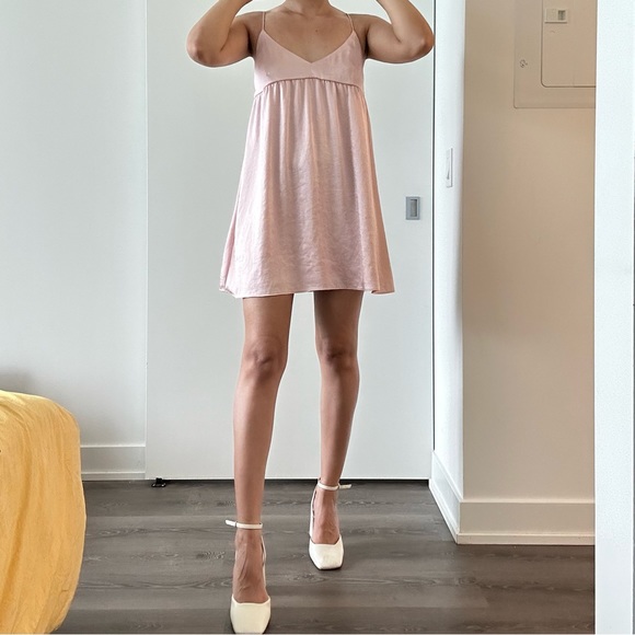 wilfred pink lover dress from aritzia - Picture 2 of 5